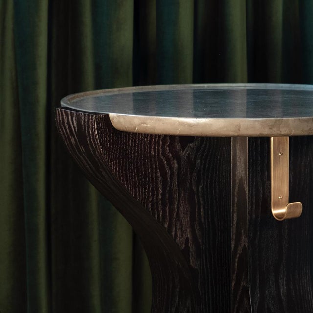 Metal Grenfell Bar Table by Wood Tailors Club For Sale - Image 7 of 10