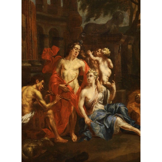 Workshop of Gérard de Lairesse, Myth of Apollo & Isse, 1700, Oil on Canvas For Sale - Image 7 of 16