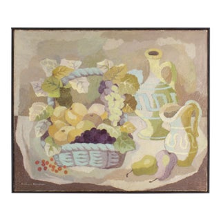 Oil on Canvas Still Life Painting by Barbara Konstan For Sale
