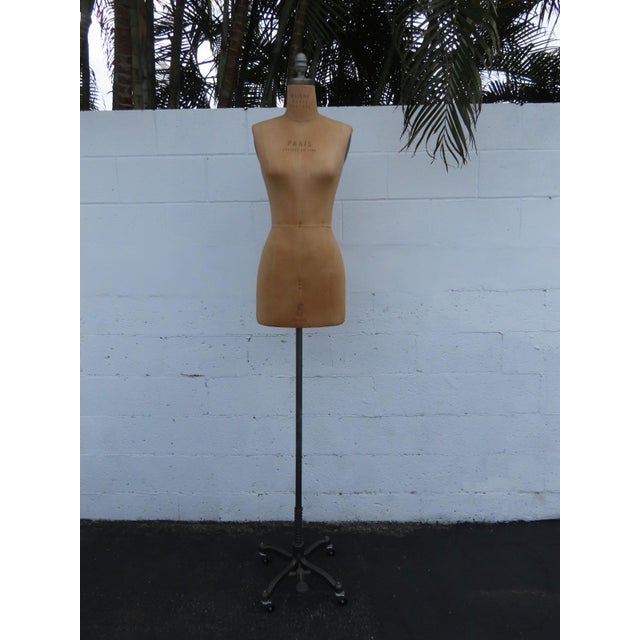 Wood Restoration Hardware Reproduction Dress Form Height Adjustable Mannequin 6889 For Sale - Image 7 of 18