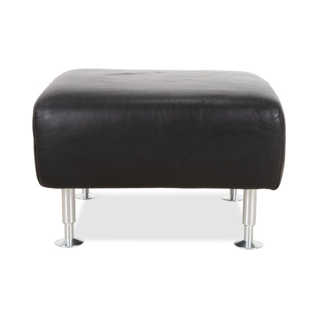 250 Leather Stool in Black by Rolf Benz For Sale - Image 11 of 12