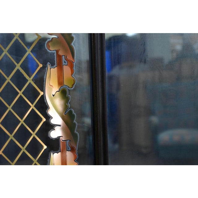 Wood Backlit Mirror by Luigi Brusotti, Italy, 1940s For Sale - Image 7 of 15