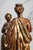 Large Antique 19th Century Mary Jesus Statue Carved Polychrome Wood Religious Sculpture For Sale - Image 12 of 18