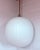 Vintage Mid-Century Modern Bologna Pendant Lamp Aloys F Gangkofner Sphere Opaline Glass 1954 For Sale In New York - Image 6 of 14