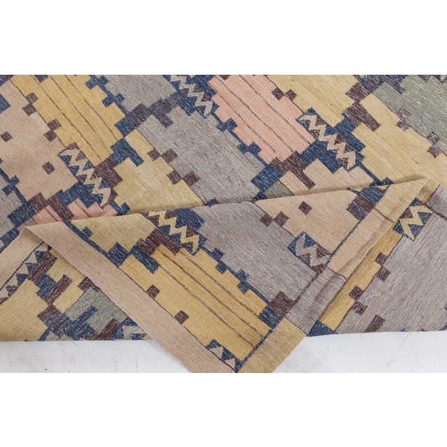 Modern Swedish Flat Weave Rug by Doris Leslie Blau For Sale In New York - Image 6 of 8