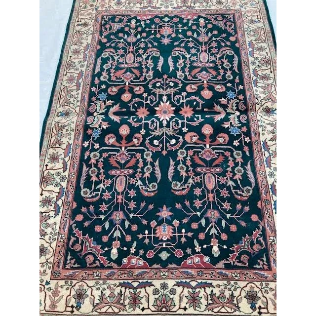 Persian Sino Persian Tabriz Rug, 4' X 6' For Sale - Image 3 of 6
