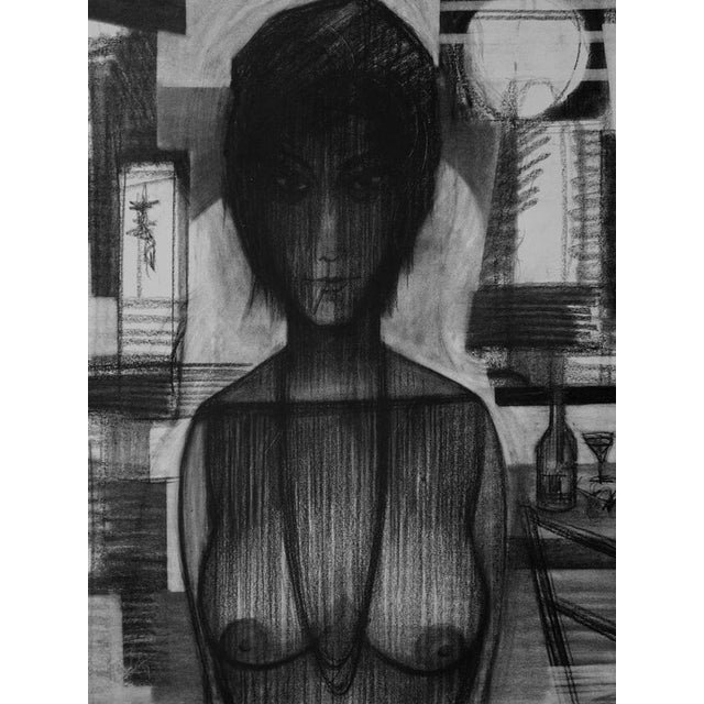 Sacha CHIMKEVITCH (1920-2006) Woman of the night Original drawing in pastel Signed lower left On vellum 75 x 54 cm...
