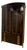 William Doezema for Mastercraft Burl Wood & Brass Armoire, 1970s For Sale