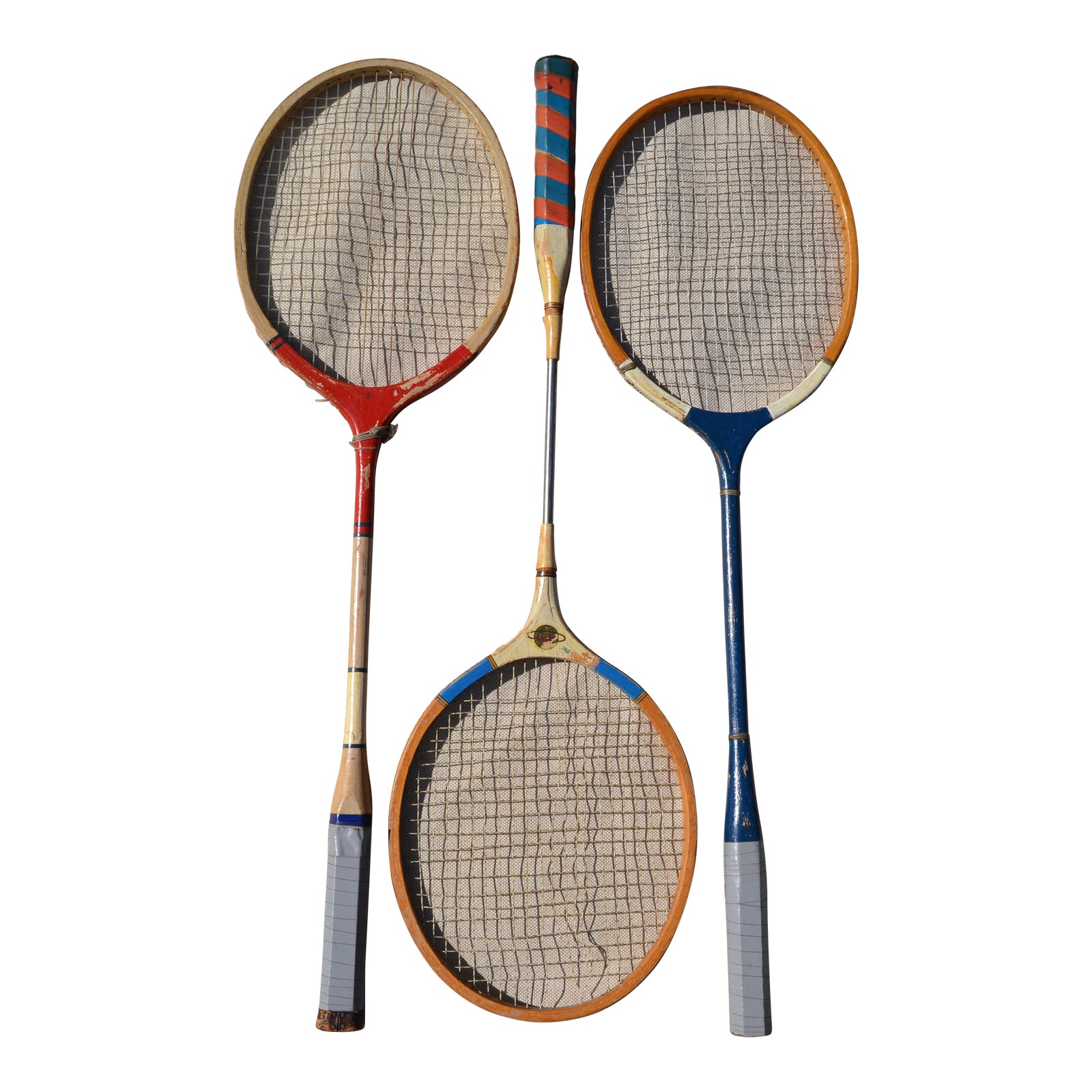1960s Badminton Racquets - Set of 3 | Chairish