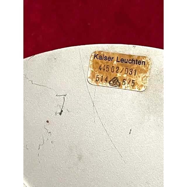 Vintage Plafonnier Ceiling Lamp in Bronze and Brass from Kaiser-Leuchten, 1940s For Sale - Image 4 of 9