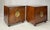 Vintage Henredon Attributed Asian Asian-Inspired Walnut Nightstands / Cabinets – Pair For Sale - Image 9 of 16