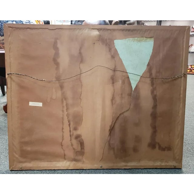 Abstract Group of Violinists Framed Giclee Painting on Board by G. Kartson Jr., 1959 For Sale - Image 3 of 4