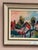 Original Swedish Oil on Panel – “Boats in Fishing Village” by Louis Zelig (1922–1993) – Signed – Vintage & Framed – 38 ×...