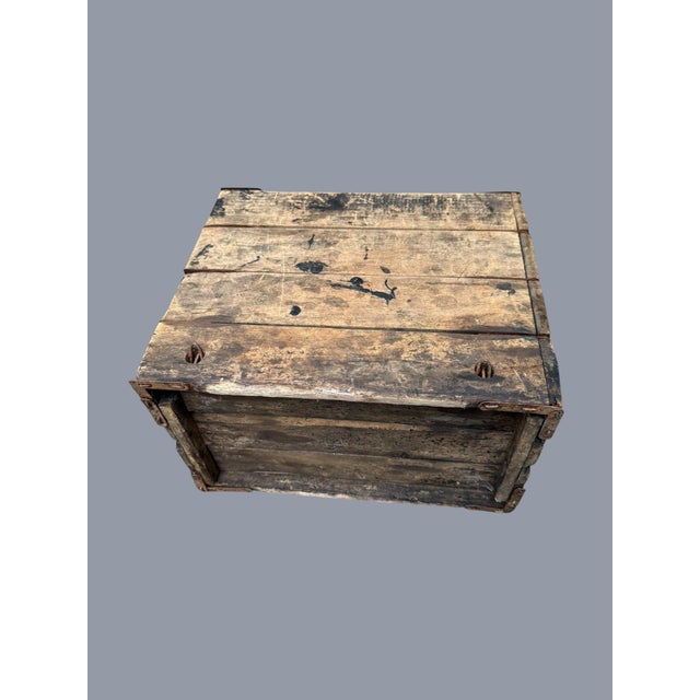 Antique Hubbard's Wire Sewed Folding Box For Sale - Image 9 of 13