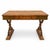 1970s Woven Rattan Victorian Style Faux Bamboo Desk For Sale