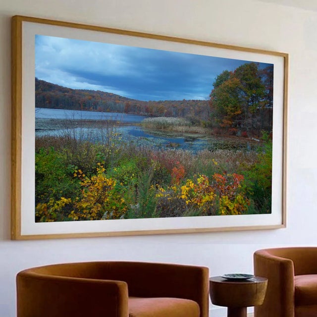 Colorful Landscape Photograph of a Lake in Upstate NY. Printed on Archival Fine Art Paper.