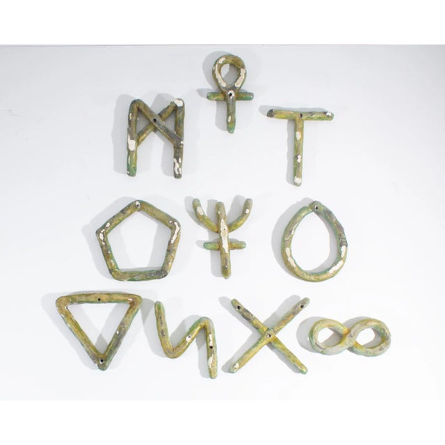 Contemporary Ana England 1991 “Essential Equation” Abstract Ceramic Wall Sculptures For Sale - Image 3 of 10