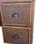 Wood Wooden Desk With Rattan Detailing For Sale - Image 7 of 8