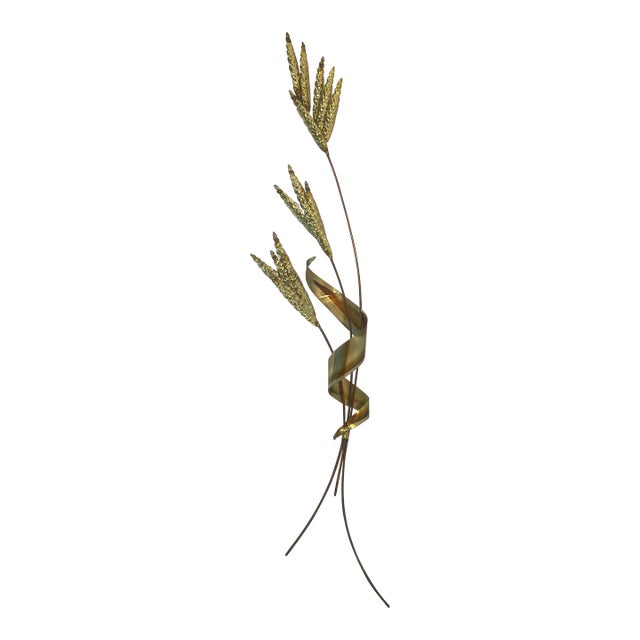 Vintage Jere Style Brutalist Botanical Wall Art For Sale