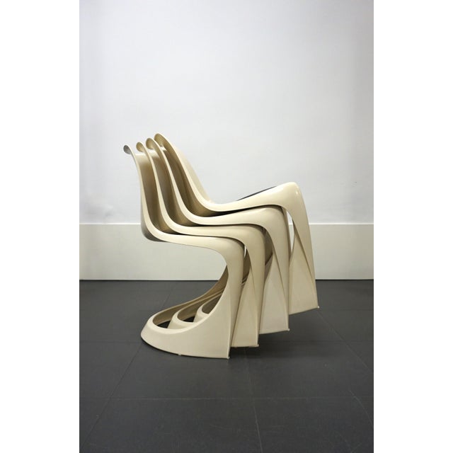 Model 290 chairs designed by steen ostergaard for cado, 1970 this is one of the first plastic chairs manufactured in a...