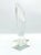 Lead Crystal Glass Obelisk from Desna, Czech Republic, 1980s For Sale - Image 9 of 9