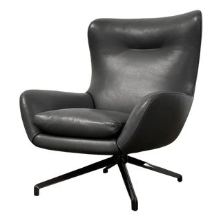 Minotti Jensen Swivel Armchair For Sale