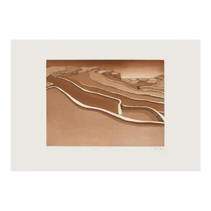 1982 Marc Jurt Paysage Nu Etching