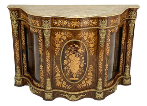 English Walnut Sideboard, 1990s