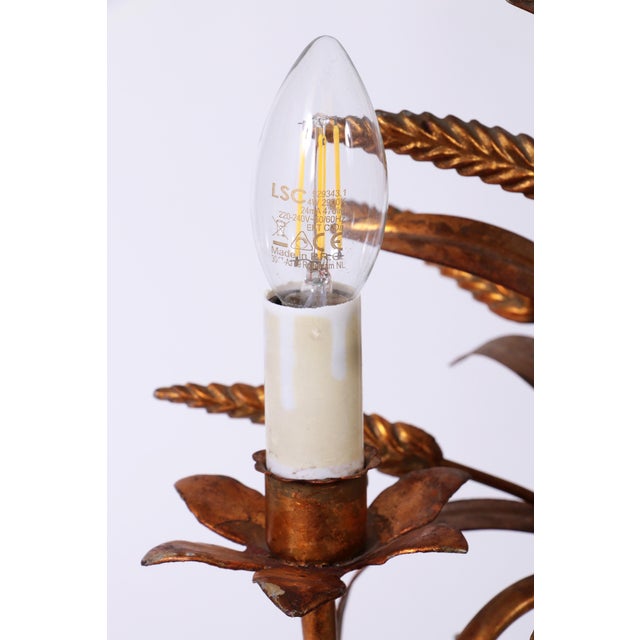 Gold Florentine Table Lamp by Hans Kögl, 1960s For Sale - Image 8 of 18