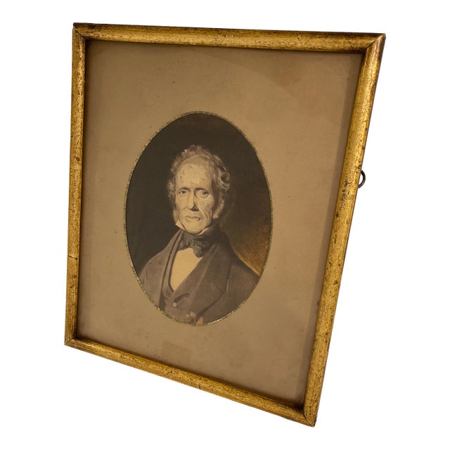 Early 19th Century Watercolor Portrait of a Distinguished Gentleman For Sale