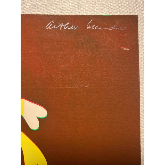 C. 1980s Arthur Secunda Signed Serigraph Color Trial Proof Abstract Art, Signed For Sale - Image 4 of 6
