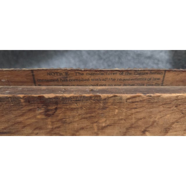 Wood Antique Tramp Art Carved Wood Frame With Layered Geometric Design For Sale - Image 7 of 18