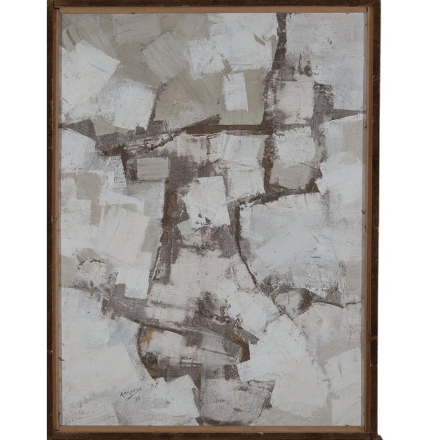 Anton Michielse, Flight in Earthy Greys and Muted Tones, 1960s-1970s, Mixed Media For Sale - Image 7 of 8