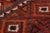 Hand-Knotted Antique Rug Red Moroccan Runner - High Pile and Diamond Pattern For Sale In New York - Image 6 of 10