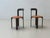 Bruno Rey Chairs in Dark Brown Stained Beechwood by Bruno Rey for Dietiker, 1971 For Sale - Image 4 of 17