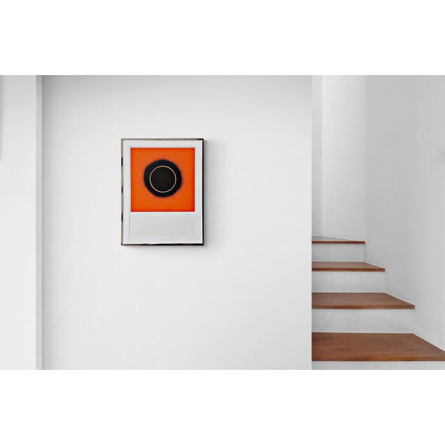 Otto piene laasphe 1928 - 2014 berlin telerot and teleschwarz, 1970 color serigraph signed and dated (19)70 lower right...