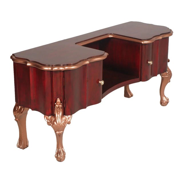 Antique Baroque Style Italian Dressing Table For Sale - Image 10 of 13