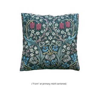 Morris & Co. Blackthorn Floral 20" Pillow For Sale