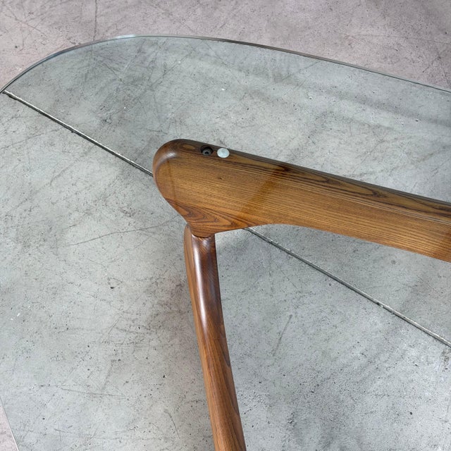 Brown Early Noguchi Coffee Table from Herman Miller, 1950s For Sale - Image 8 of 14