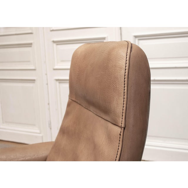 Lounge Chairs with Ottoman from de Sede, Switzerland, 1960s, Set of 3 For Sale - Image 15 of 16