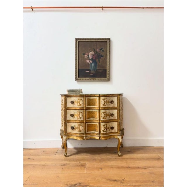 Antique Hand Painted Venetian Commode, 1900s For Sale - Image 9 of 9