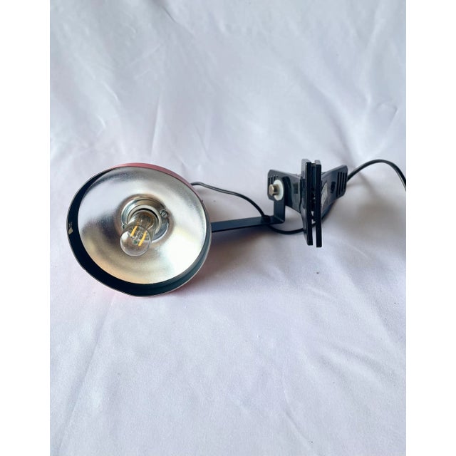 Mid-Century Modern Red Retro Lamp From the 70’s For Sale - Image 3 of 3