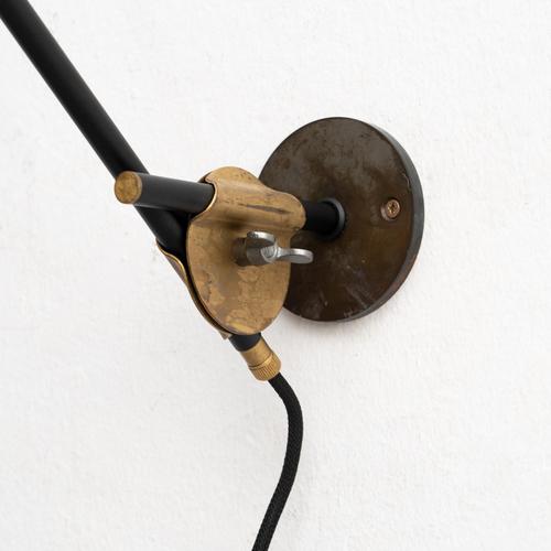 Black KH#1 Long Arm Wall Lamp by Sabina Grubbeson for Konsthantverk For Sale - Image 9 of 11