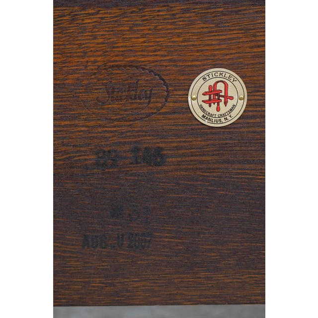 Stickley Oak Mission Oak Limbert Library Table For Sale - Image 15 of 15
