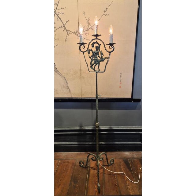 Swedish Grace Floor Lamp by Bjerkås, 1930s For Sale - Image 15 of 18