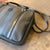 Textile A 2000s Fendi Black Pequin Canvas and Leather Shoulder Bag For Sale - Image 7 of 18