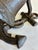Vintage Cast Iron Nautical Bell on Anchor Base For Sale - Image 9 of 10