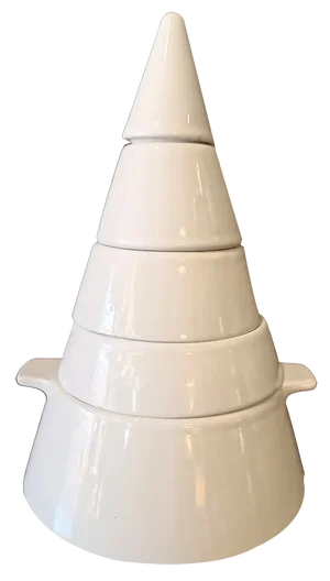 Cono Model Table Set by Ambrogio Pozzi for Pierre Cardin, Italy, 1960s, Set of 5