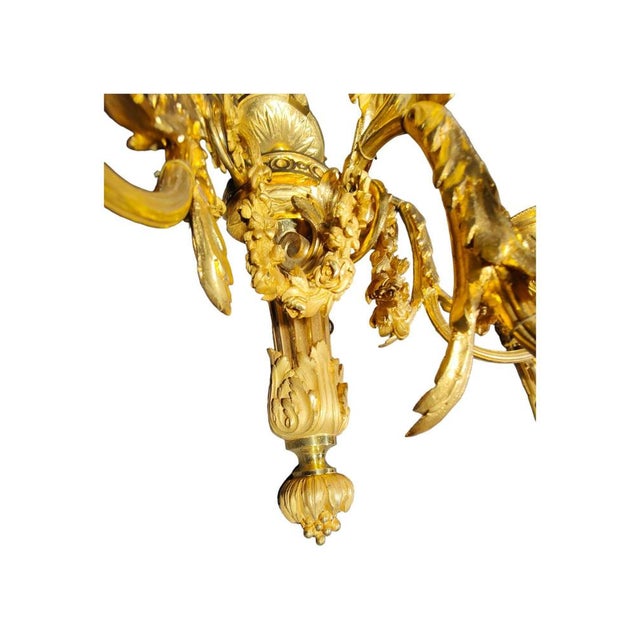 Italian Empire Sconces in Gilded Bronze, 1750s, Set of 2 For Sale - Image 6 of 14
