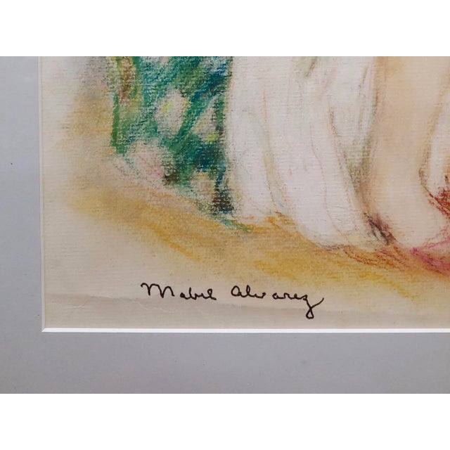 1930s Mabel Alvarez -Young Girl Undressed -1934 Panting For Sale - Image 5 of 8